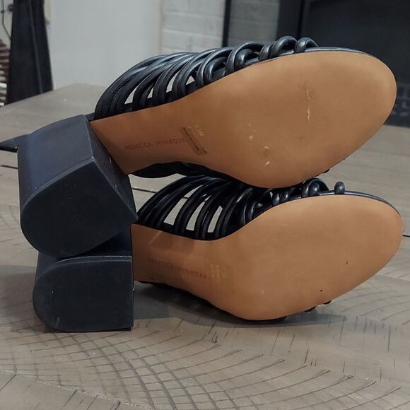 Rebecca Minkoff Calanthe Black Sandal Sz 8.5 NWOT - Picture 7 of 8
